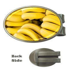 Bananas, Macro, Fruits, Ripe Bananas Money Clips (oval)  by kyorashop23