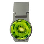 Kiwi Fruits, Close-up, Exotic Fruit Money Clips (Round)  Front