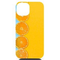 Orange, Slices, Fruit, Citrus Iphone 14 Black Uv Print Pc Hardshell Case by kyorashop23