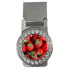 Strawberry, Berries, Fresh, Red Money Clips (cz)  by kyorashop23