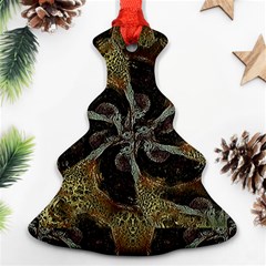 Abstract Ornate Organic Texture Design Print Christmas Tree Ornament (two Sides) by dflcprintsclothing