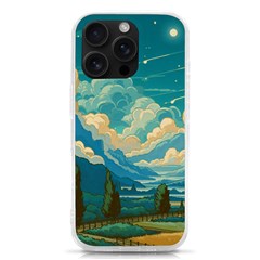 Mountains Rural Countryside Sky Iphone 16 Pro Tpu Uv Print Case by Salmanaz77