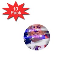 Donald Trump Flag 1  Mini Buttons (10 Pack)  by vintagetrump