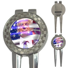 Donald Trump Flag 3-in-1 Golf Divots by vintagetrump