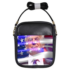 Donald Trump Flag Girls Sling Bag by vintagetrump