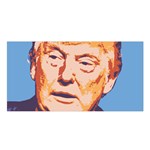 Orange Donald Trump Satin Shawl 45  x 80  Front