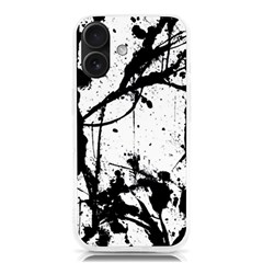 Inksplats Iphone 16 Tpu Uv Print Case by SpinnyChairDesigns