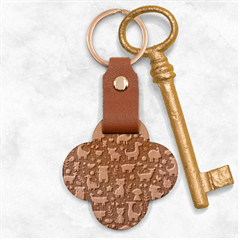 Pet Animal 01 Engraved Wood Key Chain by myclothy