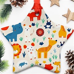 Pet Animal 03 Ornament (star) by myclothy