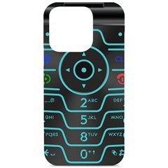 Retro Mobile Device Output Device Iphone 15 Pro Black Uv Print Pc Hardshell Case by Bedest