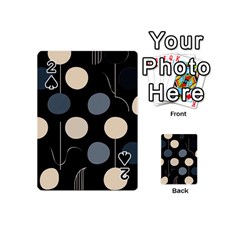 A Minimalist Pattern With Simple Lines And Shapes, Creating A Clean And Modern Aesthetic 03 Playing Cards 54 Designs (mini) by myclothy