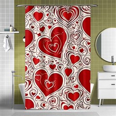 Be My Valentine Shower Curtain 48  X 72  (small)  by pollyparadiseartshop