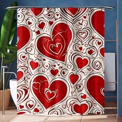 Be My Valentine Shower Curtain 60  X 72  (medium)  by pollyparadiseartshop