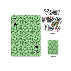 Leaves Pattern Texture Seamless Playing Cards 54 Designs (mini) by Hannah976