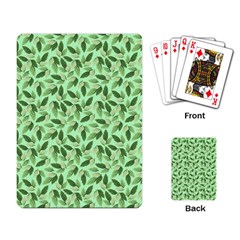 Leaves Pattern Texture Seamless Playing Cards Single Design (rectangle) by Hannah976