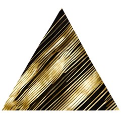 Gold Rush Wooden Puzzle Triangle by pollyparadiseartshop