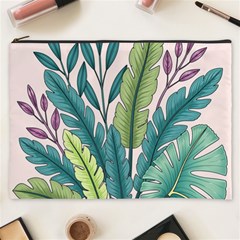 Illustrations Plants Nature Leaves Cosmetic Bag (xxxl) by Salmanaz77