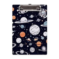 Space Galaxy Universe Stars Sky A5 Acrylic Clipboard by Paksenen