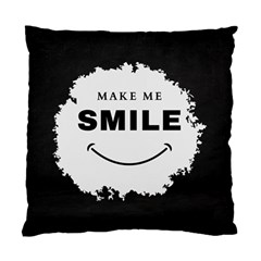 Black And White Simple Make Me Smile T Shirt 20250203 014057 0000 Standard Cushion Case (one Side) by Cowcow2005