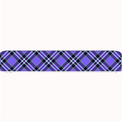 Blue Tartan Plaid 1 Diagonal Small Bar Mat by dressshop