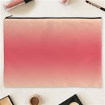 Cream Yellow To Crimson Red Bilinear Gradient Cosmetic Bag (XXXL) Front