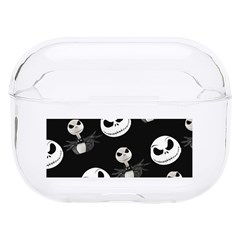 Jack Print, White, Before, Plain, Black, Simple, Christmas Hard Pc Airpods Pro Case by kyorashop23