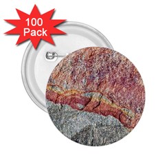 Red And Gray Rock Texture Print 2 25  Buttons (100 Pack)  by dflcprintsclothing