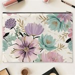 Flowers Pattern Floral Cosmetic Bag (XXXL) Back