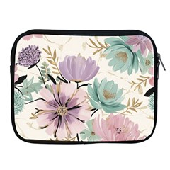 Flowers Pattern Floral Apple Ipad 2/3/4 Zipper Cases by Sabxi