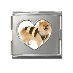 My-dog-photo Mega Link Heart Italian Charm (18mm) by knknjkknjdd